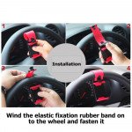 Wholesale Car Steering Wheel Phone Socket Holder (Black)